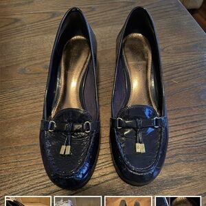 Polo by Ralph Lauren Black Patent Loafers
